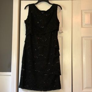 Ronni Nicole size 10 black dress NWOT